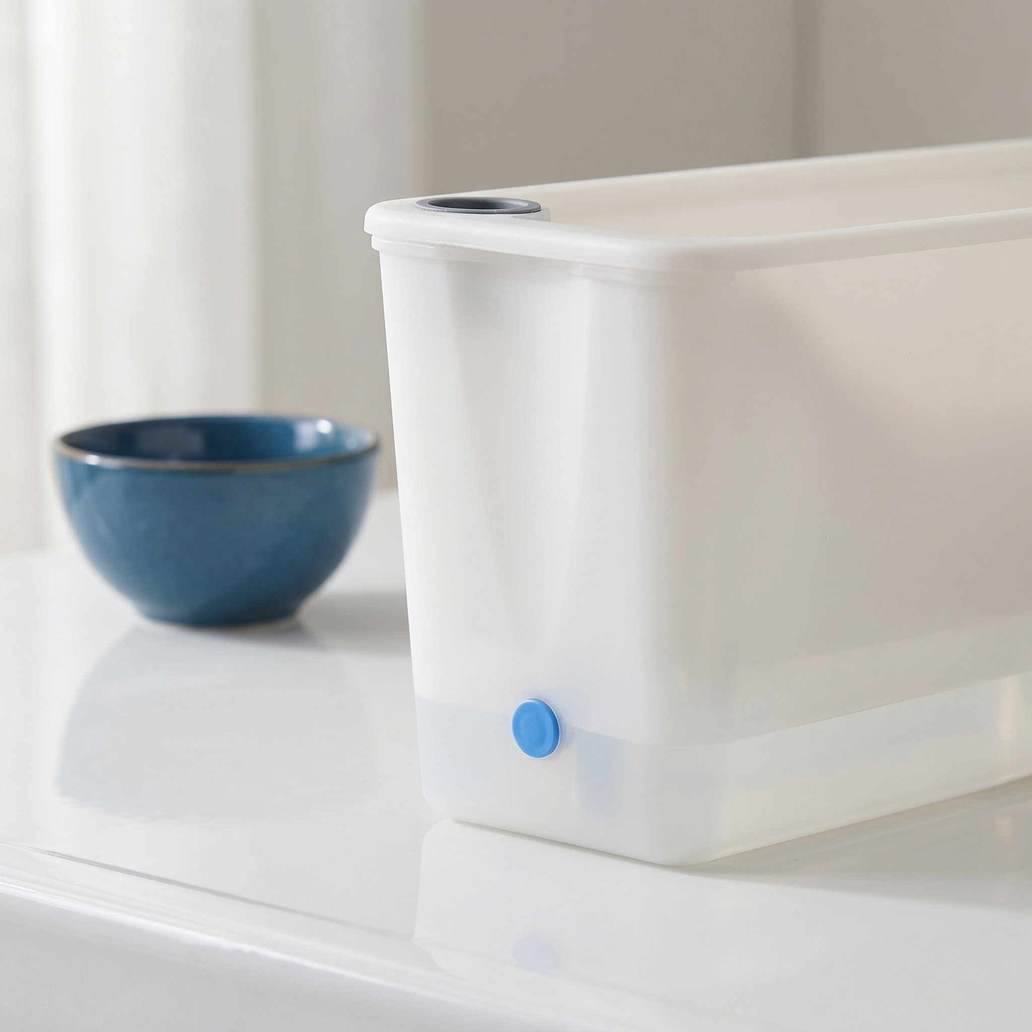 Self-Watering Planter - 長方形プランター、プラスチック製、窓辺用、花箱、バルコニー用、自動給水機能付き、屋内・屋外用、ガーデンポット、多肉植物用鉢