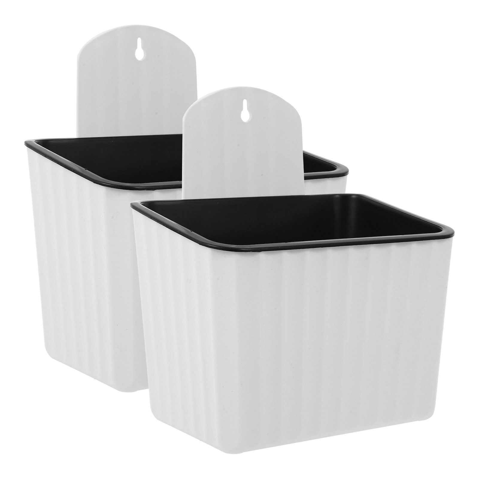 自動給水機能付きの壁掛けプランター2個セット。屋内・屋外で使 - Self-Watering Planter のレビューと価格