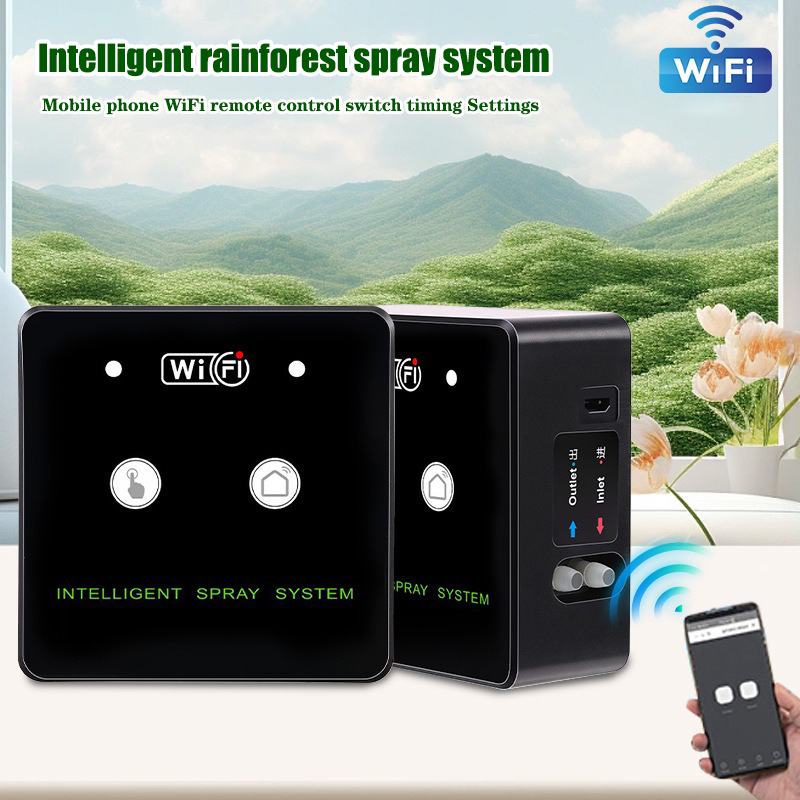 熱帯雨林噴霧器 WiFi 制御自動ミスト熱帯雨林タイミングス - Automatic Plant Waterer のレビューと価格