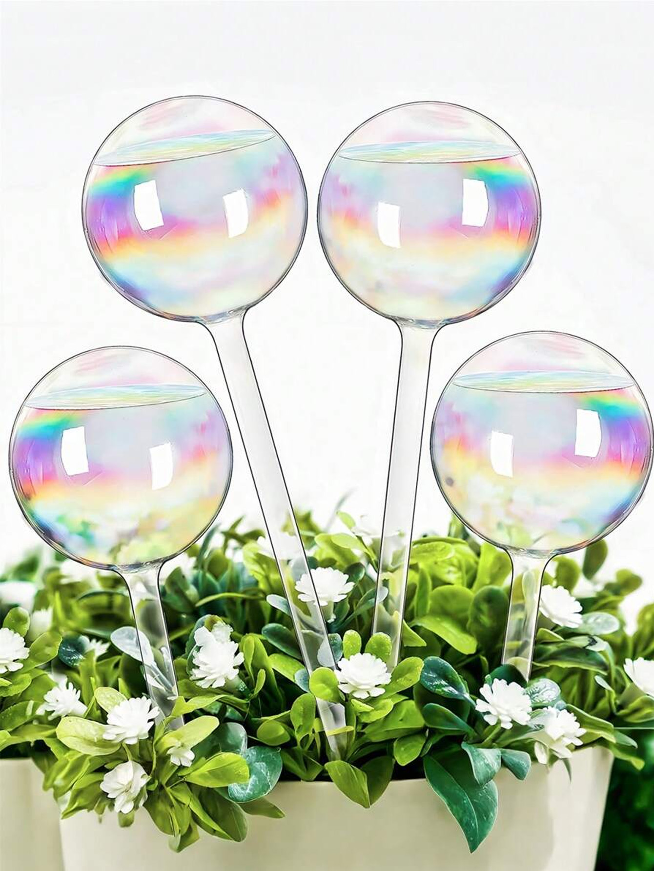 1/2/4個入り レインボーグラデーション自動散水スプリンク - Automatic Plant Waterer のレビューと価格
