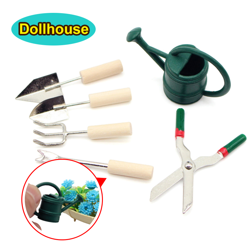 1/12 ドールハウスシミュレーションじょうろスパデはさみセ - Gardening Tools Vegetables のレビューと価格