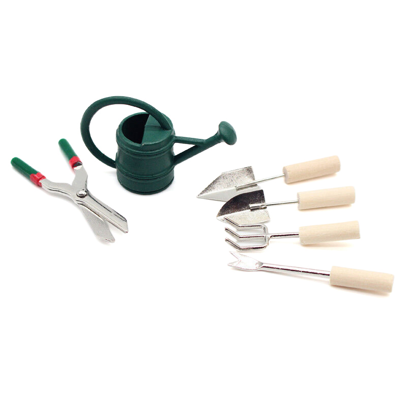 1/12 ドールハウスシミュレーションじょうろスパデはさみセ - Gardening Tools Vegetables のレビューと価格