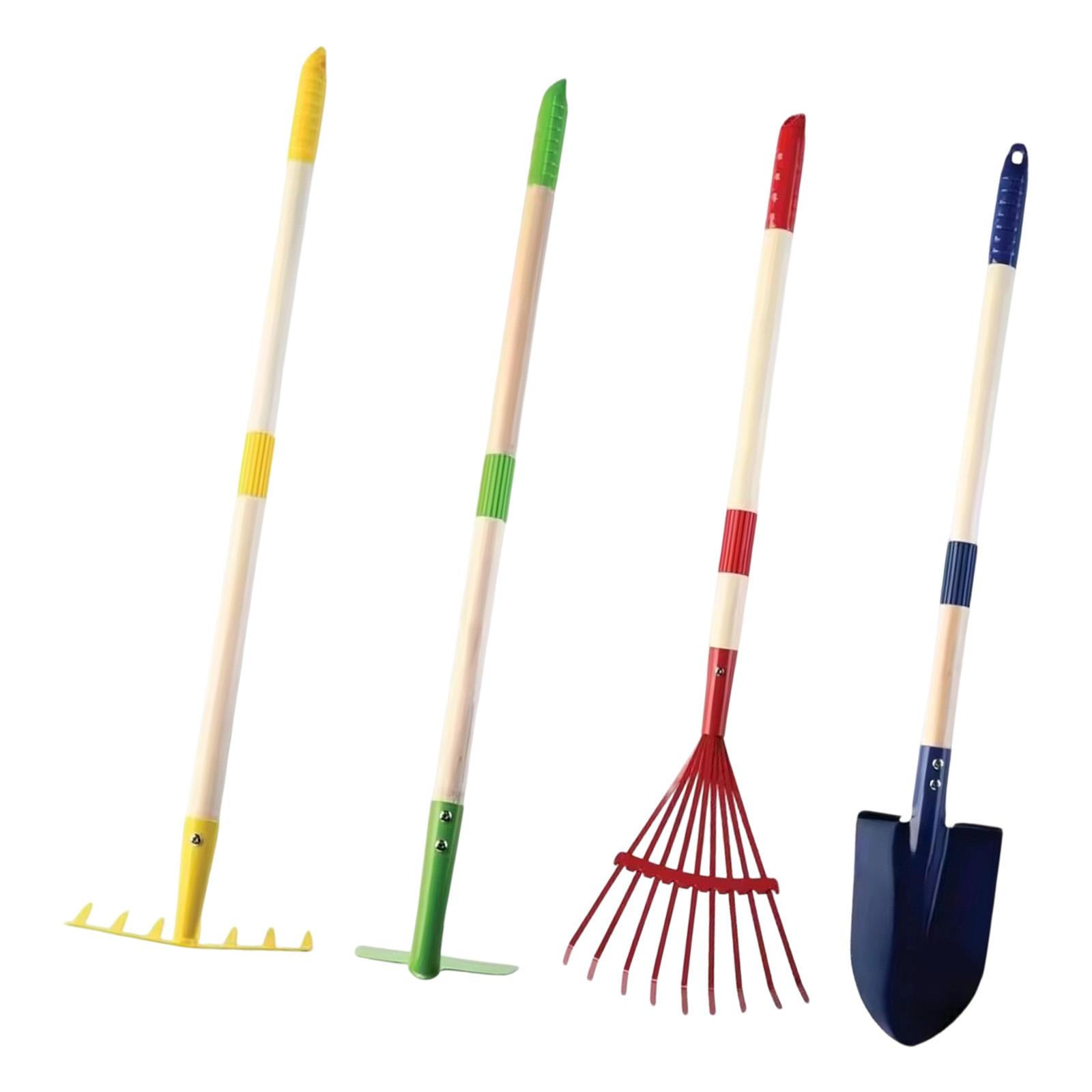 女の子と男の子向けのミニガーデンツールセット。炭素鋼製の熊手 - Gardening Tools Girls のレビューと価格