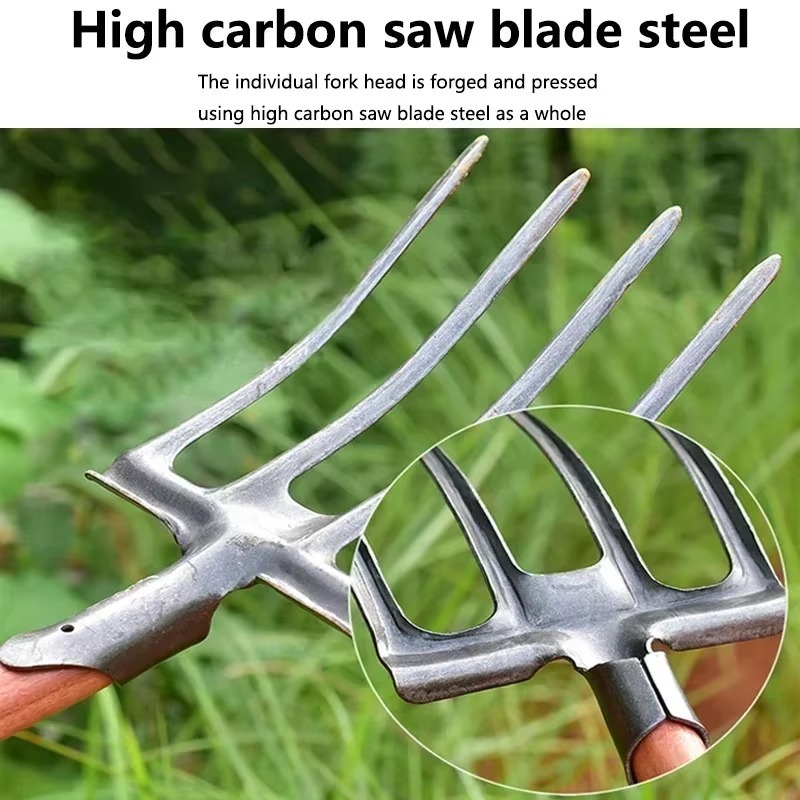 4本のフォークが付いた炭素鋼製農業用掘り起こしフォーク、庭用 - Spade Digging Fork のレビューと価格