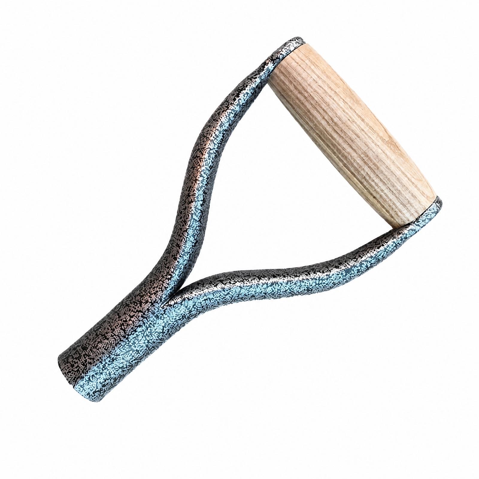 両手で持てるシャベルの柄のグリップ交換用パーツ。Y字型の金属 - Spade Digging Fork のレビューと価格
